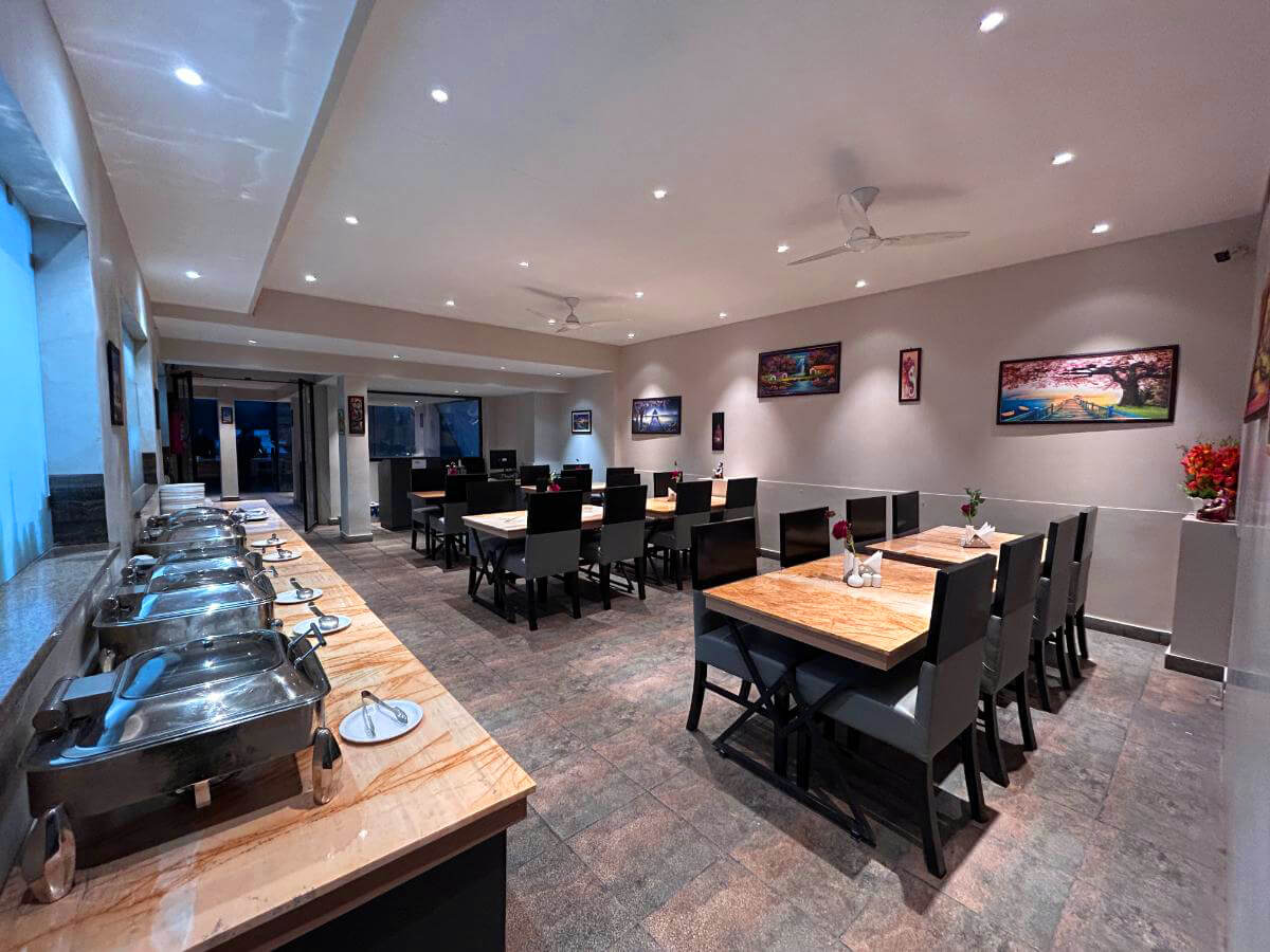 Comfortable guest room at Hotel Arihant